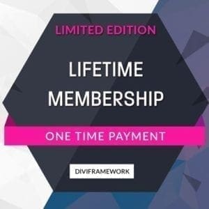 Divi Framework Special Lifetime Deal