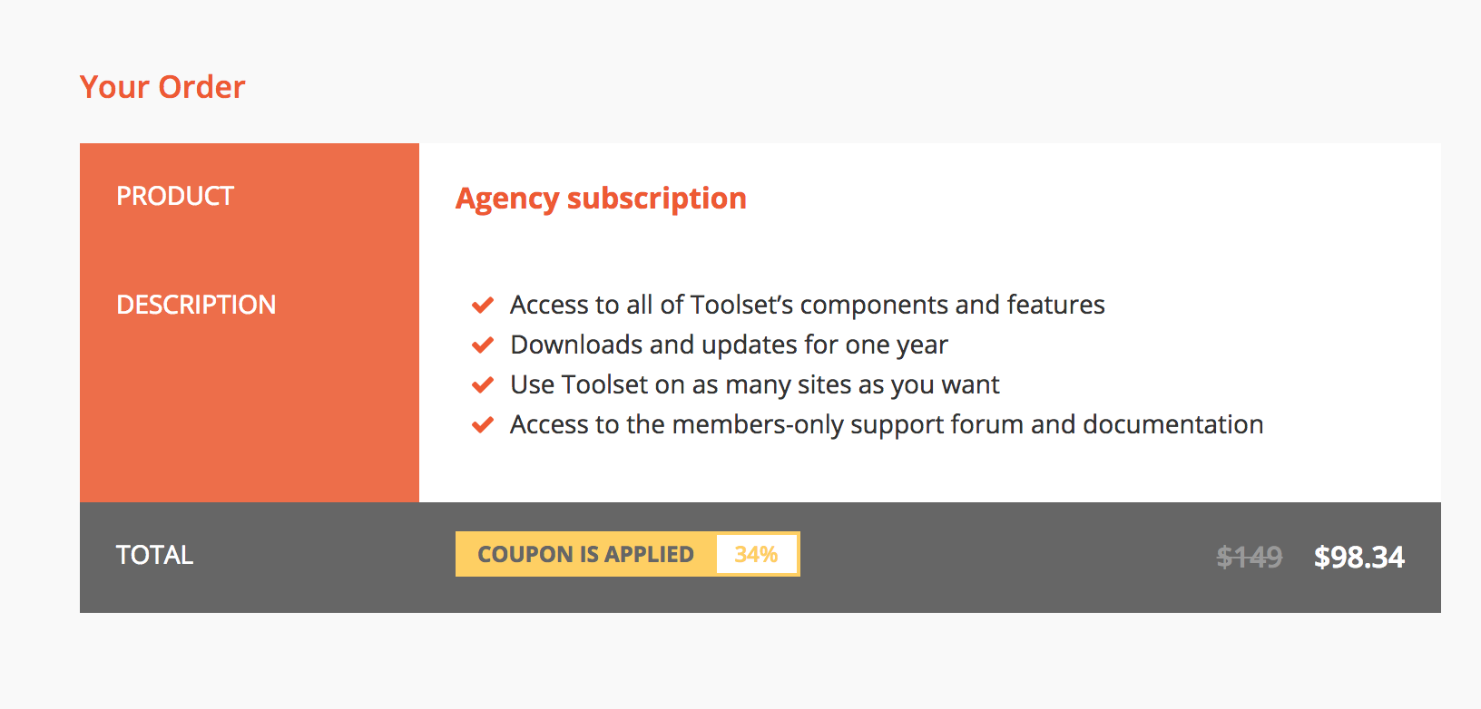 Toolset team offer our Hus-lings a special discount deal for their popular Agency Unlimited sites ($149 value) plan.