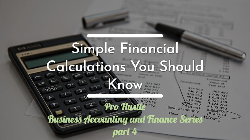 Financial Calculations with Google Sheets