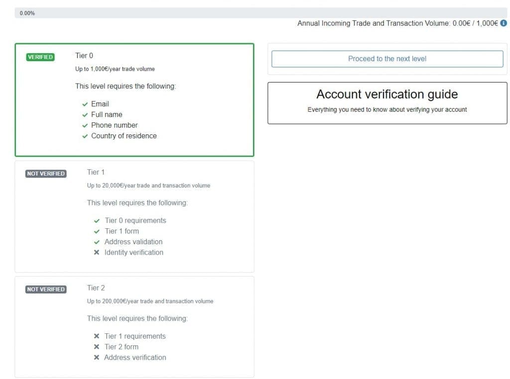 Submit Proof Of Identity at localbitcoin.com