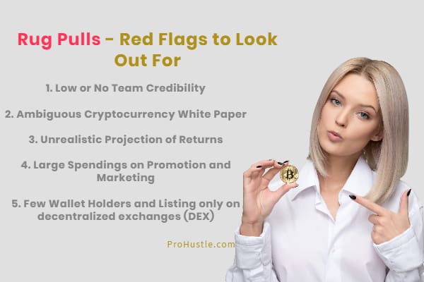 Crypto rug pull red flags